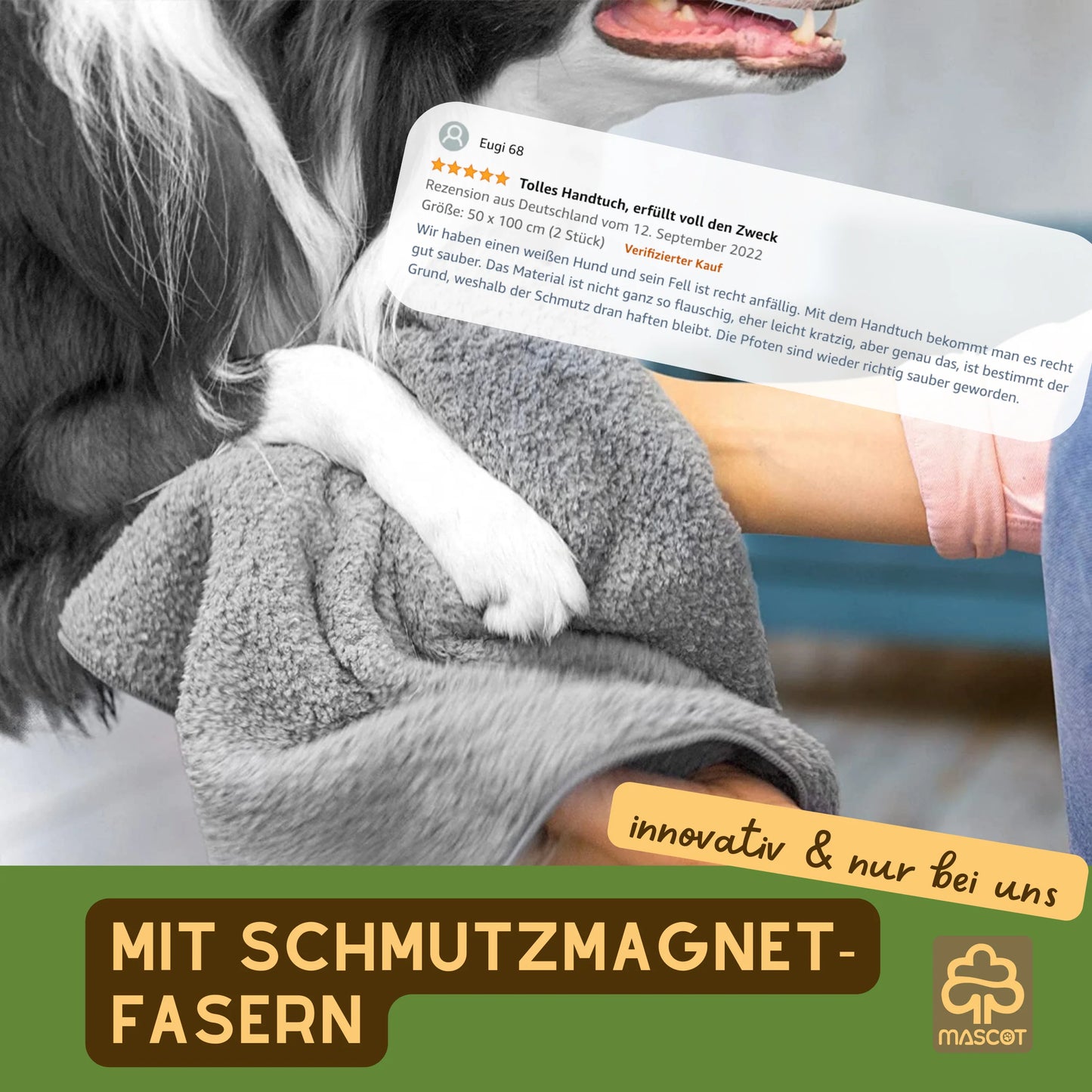 Dog Dry Hundehandtuch (2 Stück)