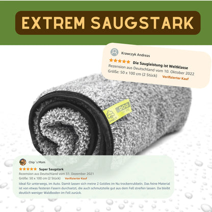 Dog Dry Hundehandtuch (2 Stück)